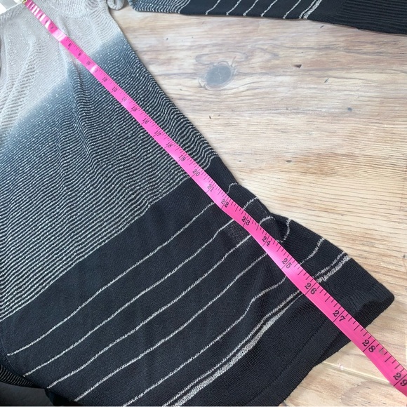 NWT Attitudes By Renee Open Front Cascading Cardigan - Picture 11 of 13